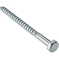 Forgefix 10CS8100 - Bargainscrews Paquete De 10 Para Madera Tornillo Tornillos De Anclaje- De Cabeza Hexagonal De 8 Mm X…